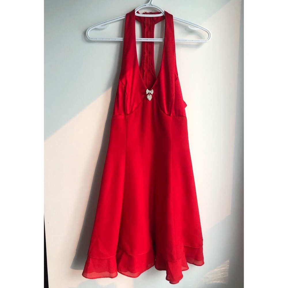 Vintage red party dress